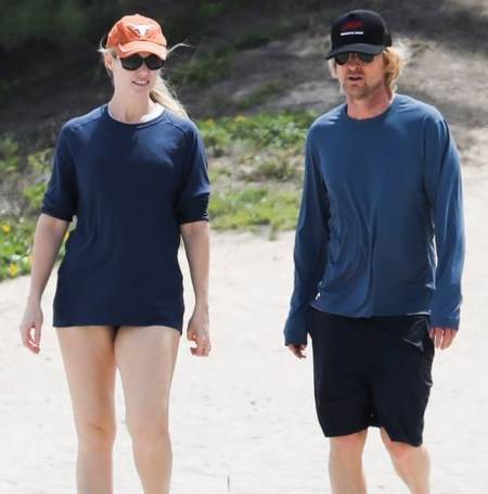 Caroline Lindqvist and Owen Wilson